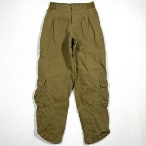 FP Movement Mesmerize Me Cargo Pants Womens XS Parachute Military Army Green